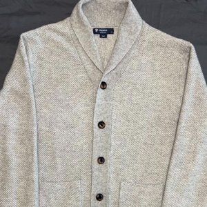 Men's Cardigan size LARGE wool and cashmere blend